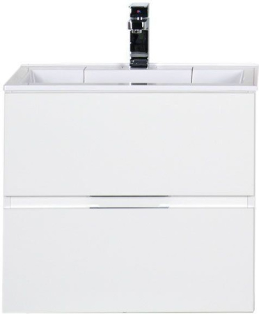 Фото тумба подвесная с раковиной aquanet алвита 60 белый