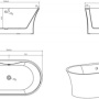 Фото акриловая ванна belbagno bb201-1500-800