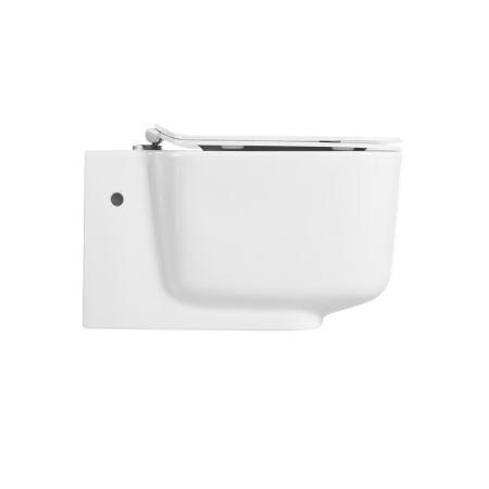 Фото унитаз приставной belbagno vaso bb127cb безободковый, белый 