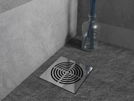 Фото душевой трап boheme smart design 984-15-cr 15*15 cm, хром