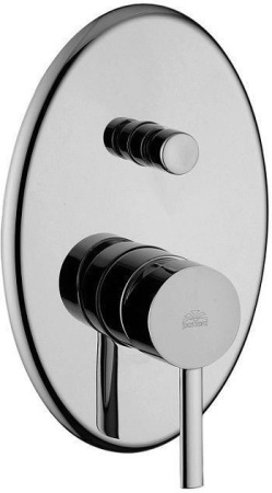 Фото встраиваемый смеситель для ванны и душа paffoni berry br015cr, хром