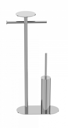 Фото стойка напольная boheme venturo 10953-nb, никель брашированный