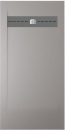 Фото поддон литьевой камень allen brau infinity 8.21007-pgm 160*90 см, платина