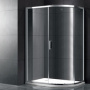 Фото душевой уголок gemy victoria s30181 120x80 стекло прозрачное/хром