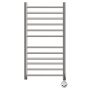Фото полотенцесушитель электрический point аврора pn10148se п12 400x800 левый/правый, хром