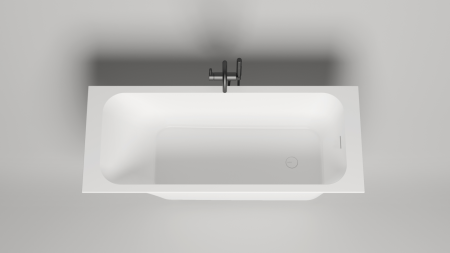 Фото ванна salini s-sense orlanda kit 102112mrf 180*80 см, матовая покраска по ral полностью