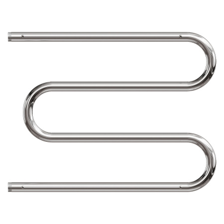 Фото полотенцесушитель водяной point pn38665p 600x500 м-образный (1") с полкой, хром