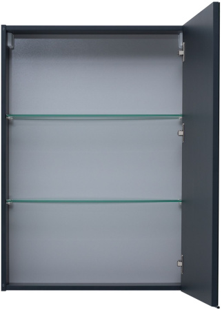 Фото зеркало-шкаф aquanet алвита new 60 антрацит