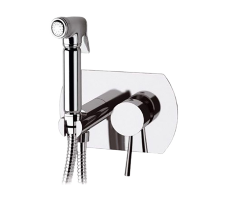 Фото гигиенический душ со смесителем remer minimal n60, хром