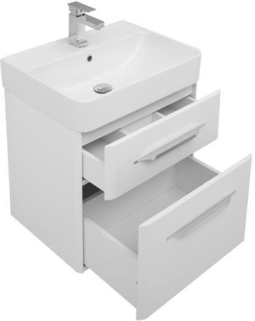 Фото комплект мебели aquanet виченца 60 белый