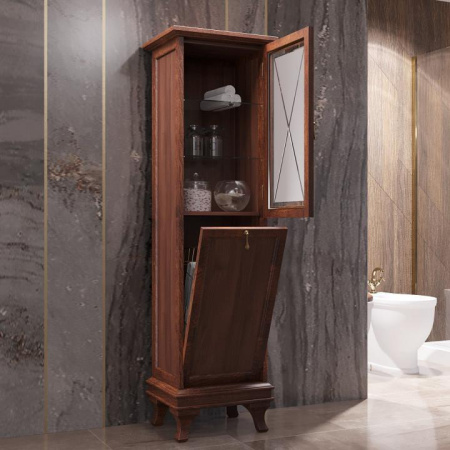 Фото пенал напольный opadiris борджи 45 см б/к левый, светлый орех