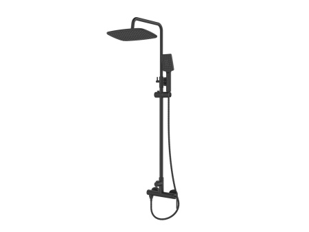 Фото душевая колонна belbagno acqua acqua-docm-nero, черный матовый