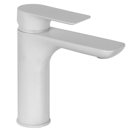 Фото смеситель для раковины remer infinity i12bo, белый матовый