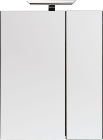 Фото зеркало-шкаф aquanet нью-йорк 70 орех