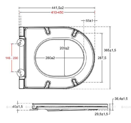Фото сиденье для унитаза allen brau reality 4.32007.an микролифт, антрацит
