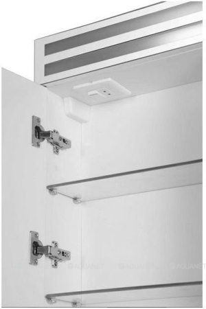 Фото зеркало-шкаф de aqua эколь 90 белый