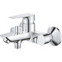 Фото смеситель grohe bauedge 23604001 для ванны с душем хром