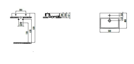 Фото раковина creavit vox 50*40 см vx242-00cb00e-0000, белая