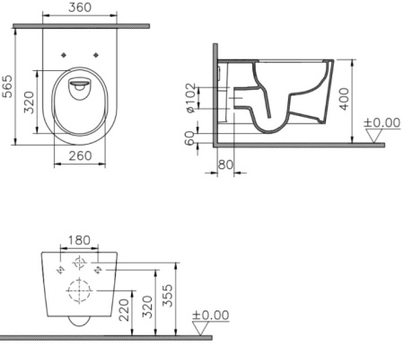 Фото унитаз подвесной безободковый vitra nest quantum flush смыв торнадо 7870b403-0075, белый