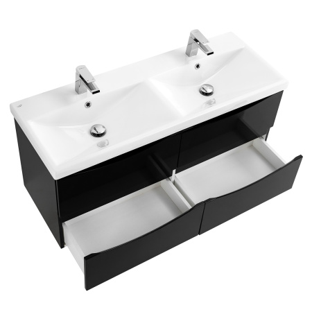 Фото тумба подвесная belbagno marino-cer 120 nero lucido 