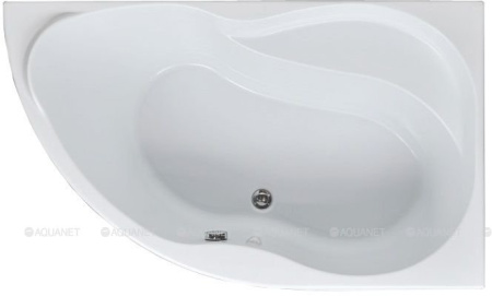 Фото акриловая ванна aquanet graciosa правая 150*90 см, белая