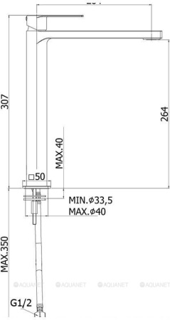 Фото смеситель для раковины paffoni tango ta081st высокий, сталь