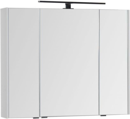 Фото зеркало-шкаф aquanet латина 90 белый