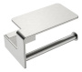 Фото бумагодержатель с полкой boheme q 10941-nb, никель брашированный