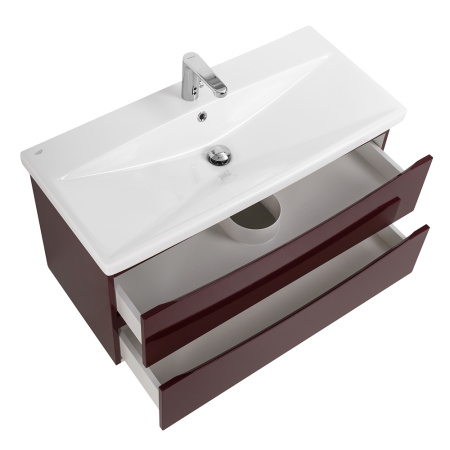 Фото тумба подвесная belbagno marino-cer 90 bordo lucido 