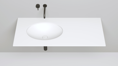 Фото раковина salini s-stone marea 11 1802211mrf, матовая в цвете по ral