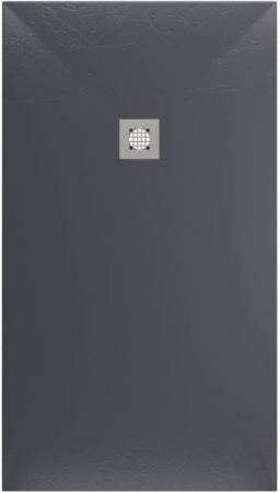 Фото поддон литьевой камень allen brau priority 8.31011-am 160*90 см, антрацит