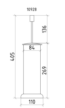 Фото ерш напольный металл boheme royale cristal br 10928-br, бронза