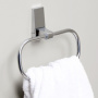 Фото полотенцедержатель wasserkraft lopau k-6060 кольцо хром