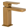 Фото смеситель для раковины remer absolute au12vo, бронза