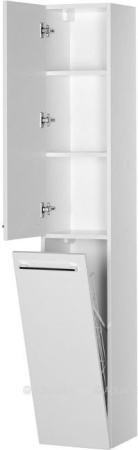 Фото пенал подвесной de aqua тока 1s бк 30 l белый