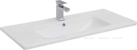 Фото раковина мебельная aquanet бостон 100 см, белая Фото раковина мебельная aquanet бостон 100 см, белая
