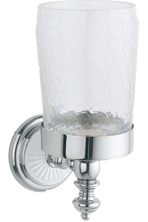 Фото стакан настенный boheme vogue 10134, хром
