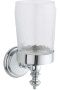 Фото стакан настенный boheme vogue 10134, хром