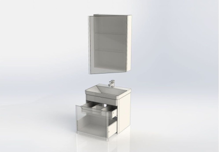 Фото комплект мебели aquanet софия 60 белый