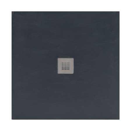 Фото поддон литьевой камень aquanet pleasure 90*90 см, черный