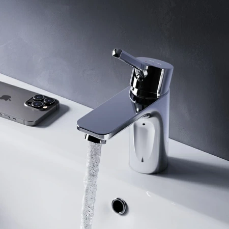 Фото смеситель для раковины am.pm x-joy д/к, хром