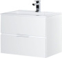 Фото тумба подвесная с раковиной aquanet алвита 70 белый