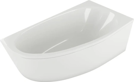 Фото акриловая ванна aquatek дива правая 170*90 см, белая