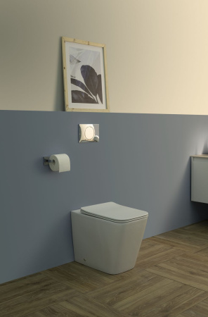 Фото унитаз приставной aquanet rimless tavr 2.0 f lx-1908 безободковый, сиденье микролифт