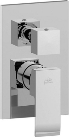 Фото встраиваемый смеситель для ванны и душа paffoni elle el018cr/m, хром