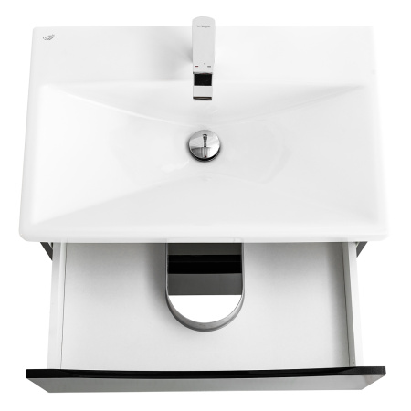 Фото тумба подвесная belbagno marino-cer 60 nero lucido 