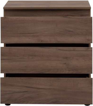Фото комод aquanet сканди 70*40 см, дуб крафт (3 ящика)