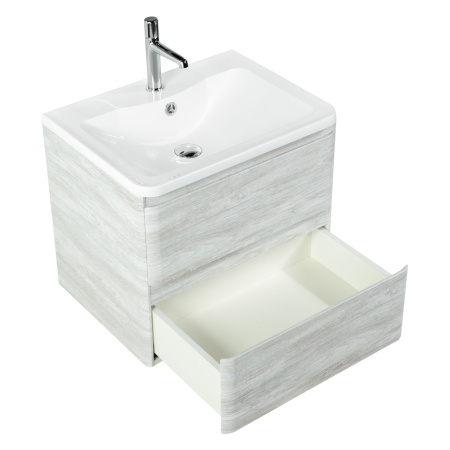 Фото тумба подвесная belbagno albano 60 rovere vintage bianco 