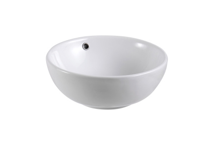 Фото раковина накладная для установки на столешницу aquatek aq5354-00, 440*440*175 мм, встроенный канал перелива