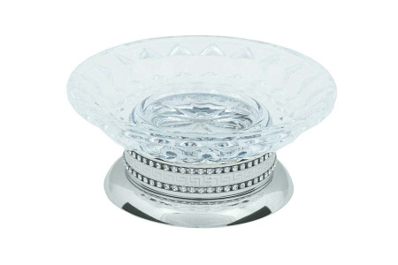 Фото мыльница настольная boheme brillante 10440, хром